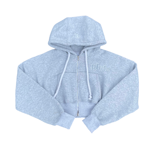 OG CROPPED HOODIE (WOMEN) - GREY