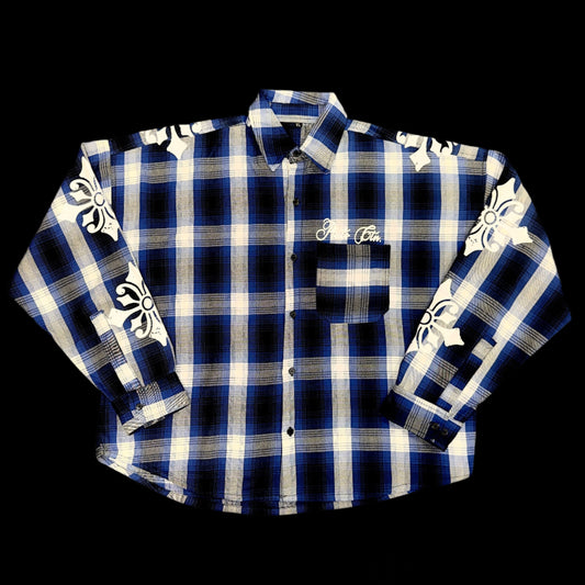 NDP FLANNEL SHIRT - BLUE